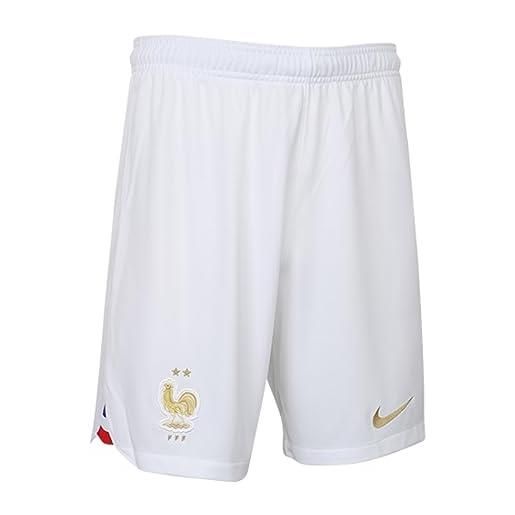 Nike france Nike dn0731 season 2022/23 official pantaloncini uomo white/white/metallic gold s