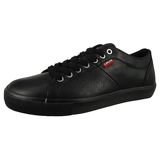 Levi's, sneakers uomo, nero (brilliant black), 45 eu