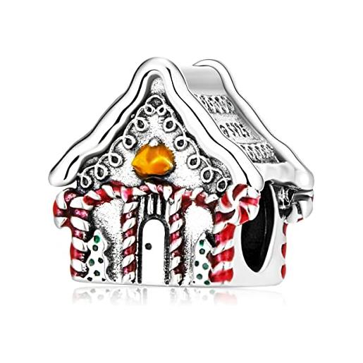 ShiYu accogliente lgloo charms ciondolo per bracciali pandora-925 argento sterling bead charm, regalo di natale con scatola di gioielli