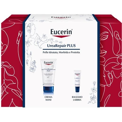 BEIERSDORF SPA eucerin cofanetto urearepair plus crema mani 75ml + balsamo labbra 10ml