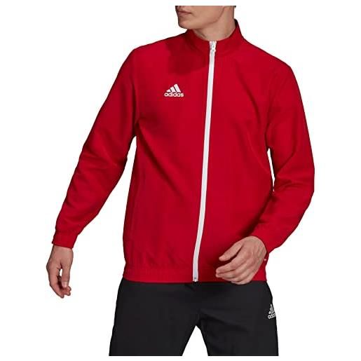 adidas entrada 22 presentation track tracksuit jacket top, team power red 2, xl uomo