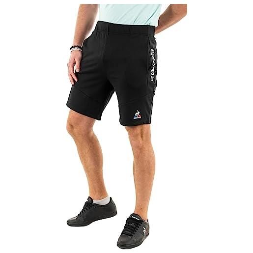Le Coq Sportif ess-pantaloncini regolari n. 1 m eleganti, nero, l uomo
