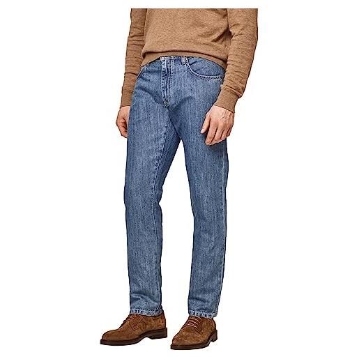 Hackett London denim di lino jeans, 35w x 32l uomo