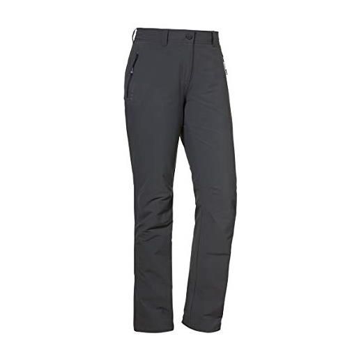 Schöffel pants engadin, pantaloni non imbottiti. Donna, grigio (charcoal), 48l