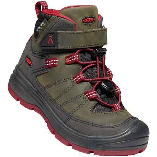 Keen redwood mid wp youth hiking boots verde eu 35