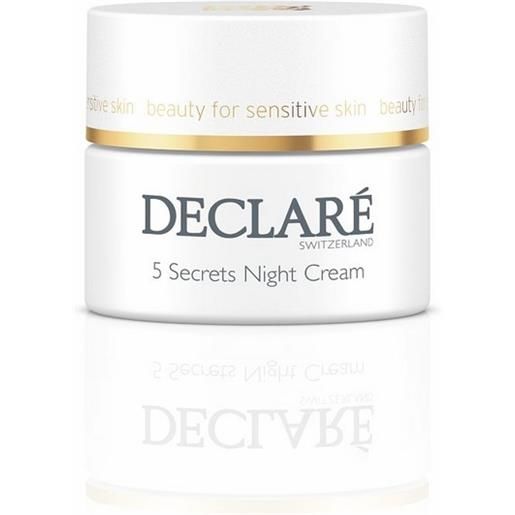 DECLARÉ crema notte rigenerante stress balance (5 secrets night cream) 50 ml