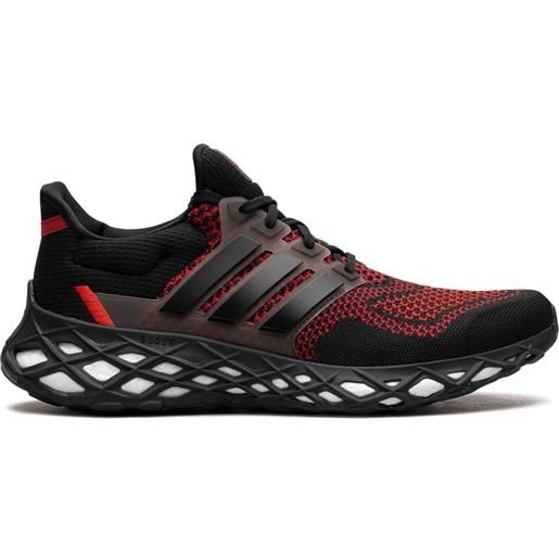 adidas sneakers ultra boost web dna core black/vivid red - nero
