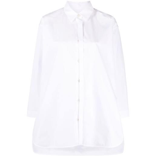 Jil Sander camicia con maniche crop - bianco