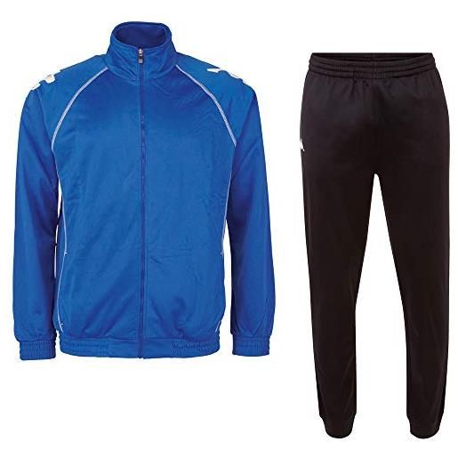 Kappa trainingsanzug ephraim tracksuit, tuta da allenamento uomo, turchese, m