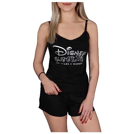 sarcia.eu disney pigiama in cotone da donna, pigiama con spalline, pigiama estivo oeko-tex m