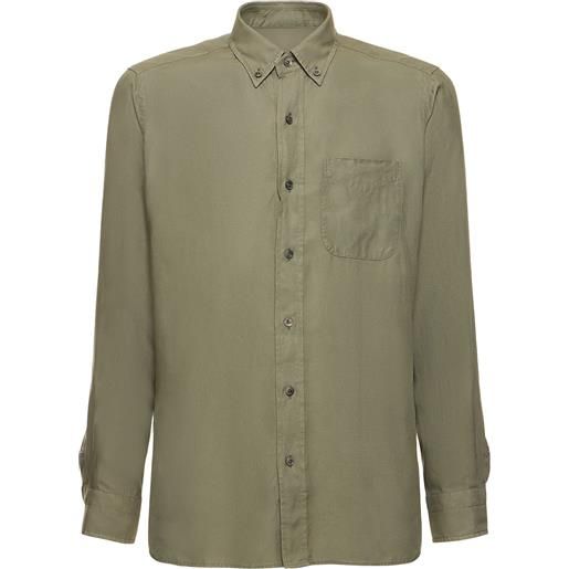TOM FORD camicia slim fit in lyocell