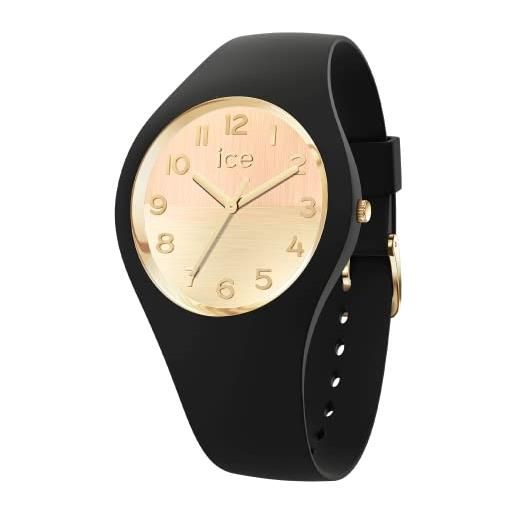 Ice-watch - ice horizon black gold - orologio nero da donna con cinturino in silicone - 021364 (small)