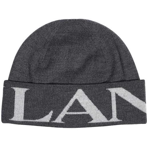 Lanvin cappello con logo in lana