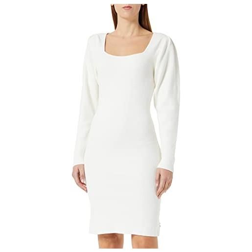 BOSS c_ fabiate knitted_dress, open white118, m donna