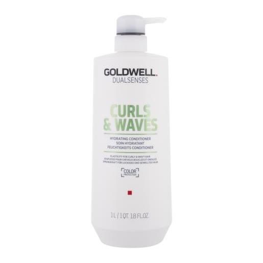 Goldwell dualsenses curls & waves hydrating 1000 ml balsamo idratante per capelli mossi per donna