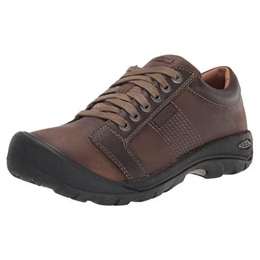 Keen - austin m, scarpe stringate uomo, braun (chocolate brown), 40.5 eu
