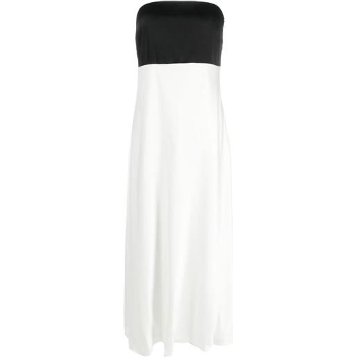 Polo Ralph Lauren abito da sera ralia senza spalline - bianco