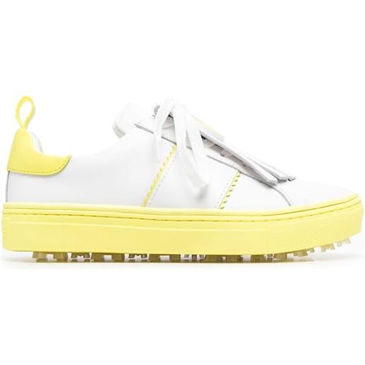 G/FORE sneakers con frange - bianco