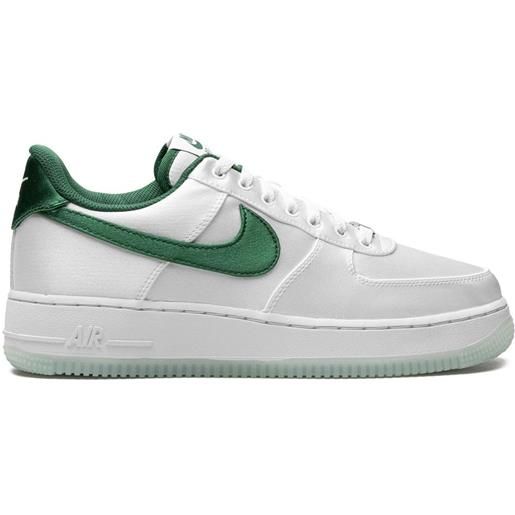 Nike sneakers air force 1 low satin pine green - bianco