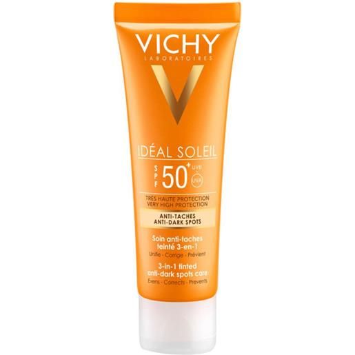VICHY (L Oreal Italia SpA) vichy ideal soleil viso 50+ trattamento anti-macchie colorato 3in1 50 ml