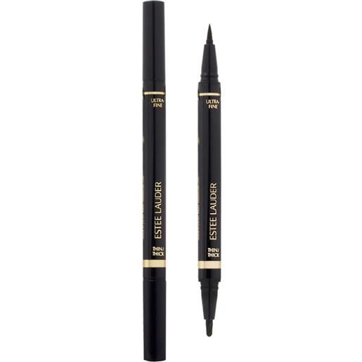 Estee Lauder little black liner thick. Thin. Ultra-fine. 01 onyx eyeliner 0,9 gr penna