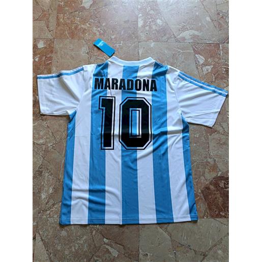 Argentina afa adidas originals maglia calcio uomo home vintage storiche afa9010maradhom