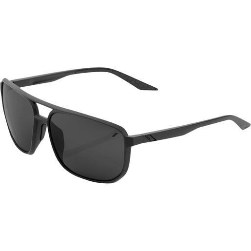 100percent konnor aviator square mirror sunglasses nero black mirror/cat3