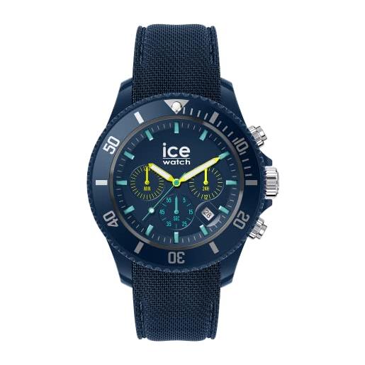 Ice-watch - ice chrono blue lime - orologio blu da uomocon cinturino in silicone - chrono - 020617 (large)