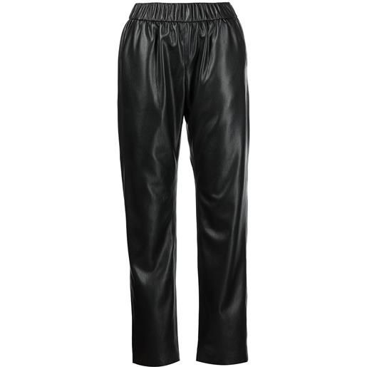 ANINE BING pantaloni elasticizzati - nero
