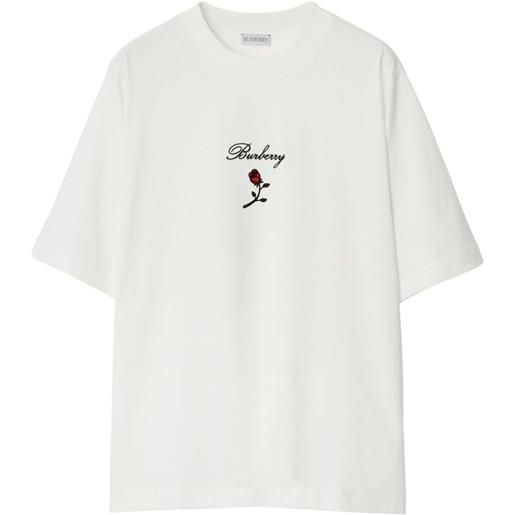 Burberry t-shirt rose - bianco