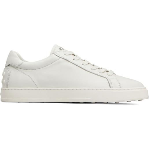 Tod's sneakers con borchie - bianco