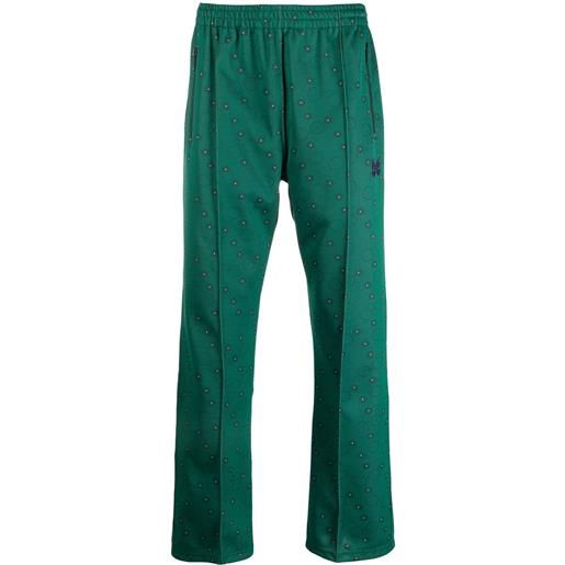 Needles pantaloni a quadri - verde