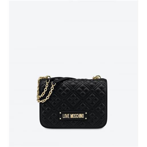 LOVE MOSCHINO borsa a spalla shiny quilted donna