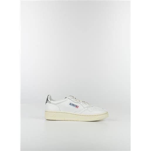 AUTRY scarpa low in pelle bianco donna
