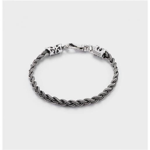 EMANUELE BICOCCHI bracciale tiny braided uomo