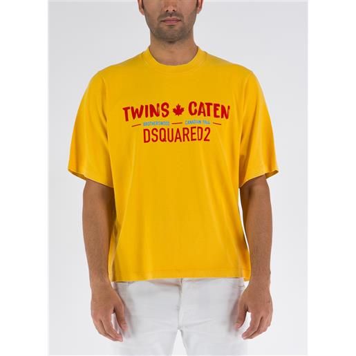 DSQUARED t-shirt twins caten uomo