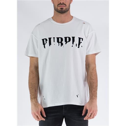 PURPLE BRAND t-shirt p101 textured jersey uomo