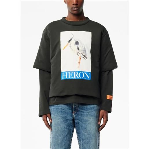 HERON PRESTON t-shirt bird painted uomo