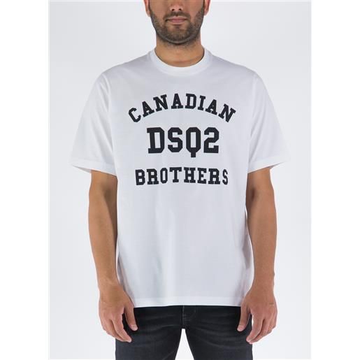 DSQUARED t-shirt canadian brothers uomo