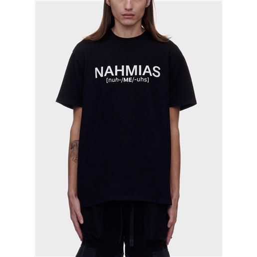 NAHMIAS t-shirt pronunciation uomo