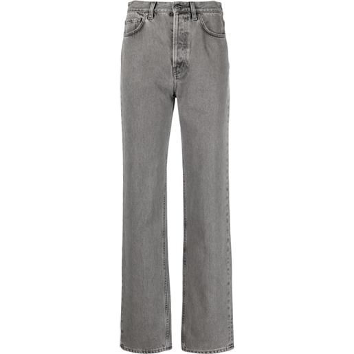 TOTEME jeans classic cut dritti - grigio