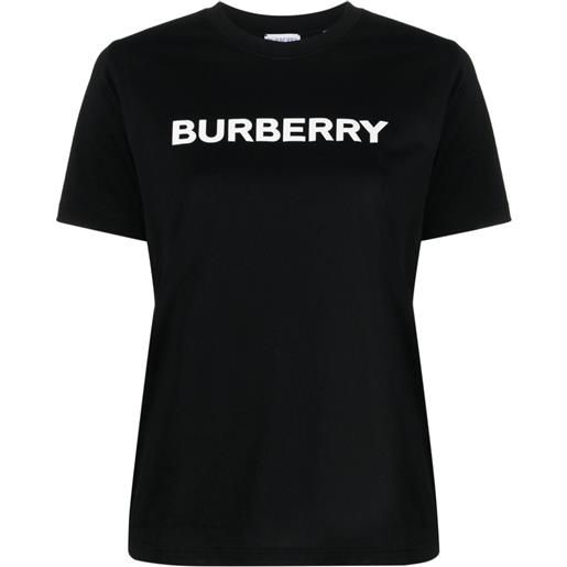 Burberry t-shirt con stampa - nero