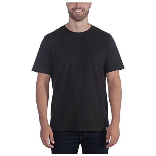 Carhartt, t-shirt a manica corta, relaxed fit uomo, nero, m