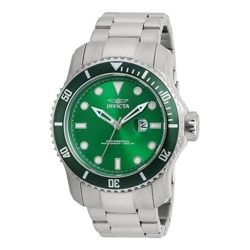 Invicta pro diver 20096 verde orologio uomo quarzo - 48 mm