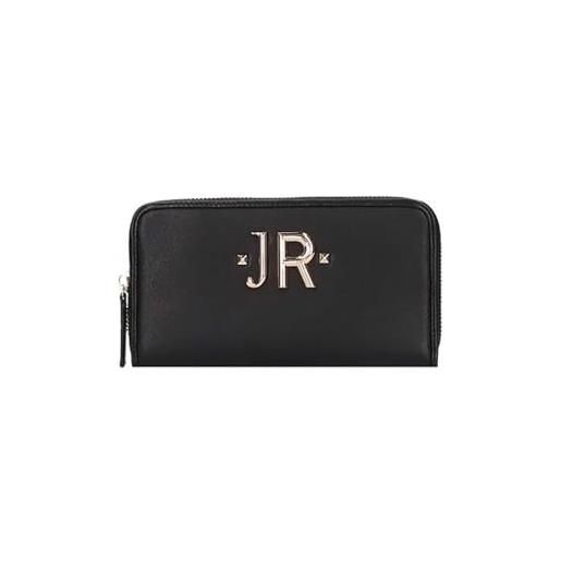 John Richmond portafoglio con portamonete da donna marchio, modello euiko rwa23245pf, realizzato in pelle sintetica. Nero