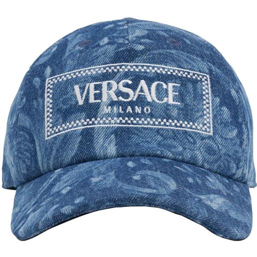 VERSACE cappello baseball / logo jacquard