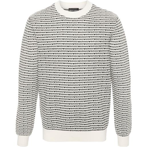 Emporio Armani maglione con logo - bianco