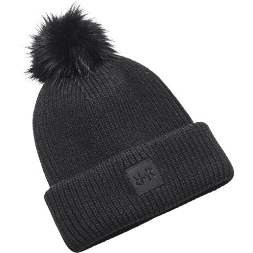 UNDER ARMOUR halftime ribbed pom beanie berretto