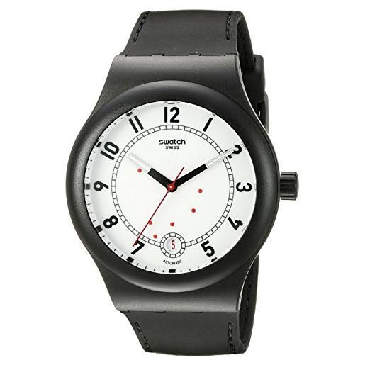 Swatch orologio analogico automatico uomo con cinturino in silicone sutb402