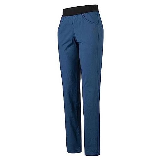 MONTURA tali pant donna pantaloni lunghi donna in cotone colore deep blue delavè (m)